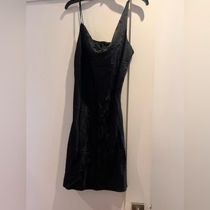 Abercrombie cow neck satin dress